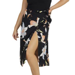 Jupe Noir Imprimé Femme Roxy Midtown Sun pas cher