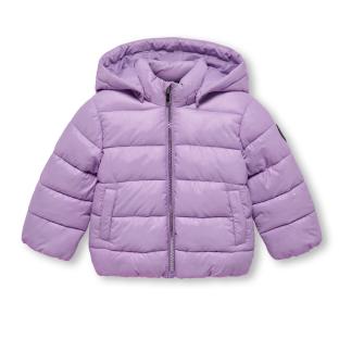 Doudoune Mauve Fille KIDS ONLY Quilted pas cher