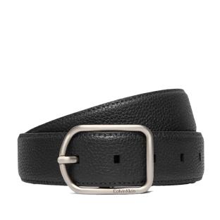 Ceinture Noire Homme Calvin Klein Jeans Round pas cher