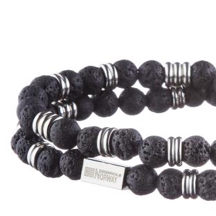 Bracelet Double Tour Noir Homme Geographical Norway 315056 vue 3