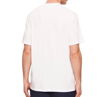 2er-Pack T-Shirts für Herren in Weiß/Blau von Calvin Klein Jeans mit Ss-Emblem Ansicht 0