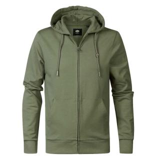 Sweat Zippé Vert Homme Petrol Industries SWH004 pas cher