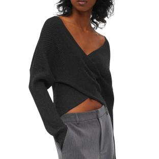 Pull Gris Femme Object Pinja pas cher