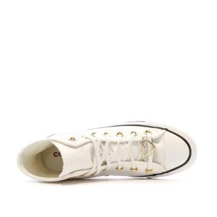 Baskets Ecrus Femme Converse Chuck Taylor All Star A05139C vue 4