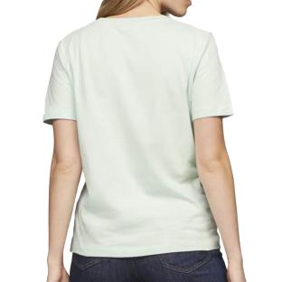 T-shirt Vert Femme Tommy Hilfiger Reg Corp vue 2