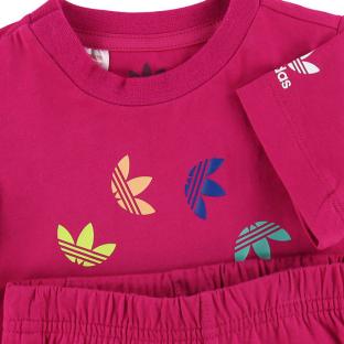 Ensemble Rose Fille Adidas HE6852 vue 2