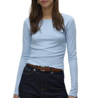 T-shirt Bleu Femme Vero Moda Sofia vue 0