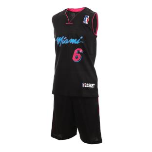 Miami Heat Ensemble de basketball Noir Enfant Sport Zone pas cher