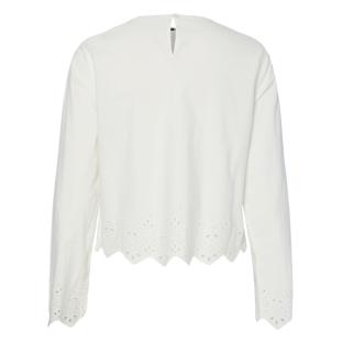 Blusa blanca para mujer de Pieces, modelo Salmina ver 0