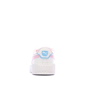Zapatillas blancas/rosas para niña Puma Carina 3.0 Jellyy ver 0