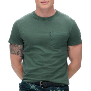T-Shirt Vert Foncé Homme Superdry Essential pas cher