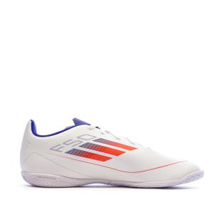 Chaussures de football Blanches/Bleu Garçon Adidas F50 Club vue 0