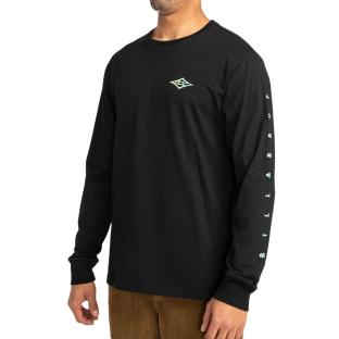 Camiseta negra de hombre Billabong Unity Sleeve ver 0