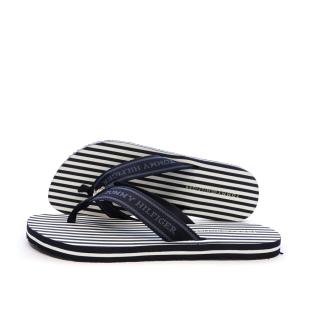 Tongs Marine Homme Tommy Hilfiger Stripes pas cher