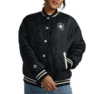 Blouson Noir Femme Converse Padded vue 0