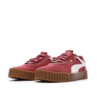 Baskets Rouge Femme Puma Carina 3.0 Luxe vue 0