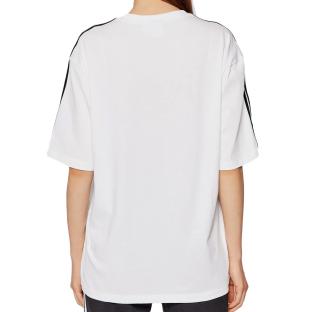 T-shirt Oversized Blanc Femme Adidas H37796 vue 2