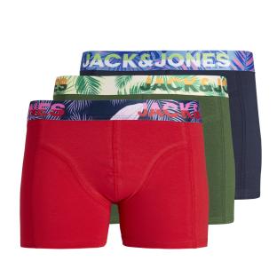 Lot de 3 boxers Rouges/Vert/Marine Garçon Jack & Jones Jacpaw vue 0