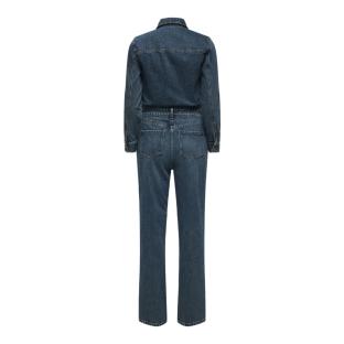 Combinaison Manches longues en Jean Bleu Femme JDY Jumpsuit vue 2