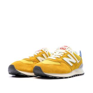 ML574 Baskets Jaune Moutarde Femme New Balance vue 0