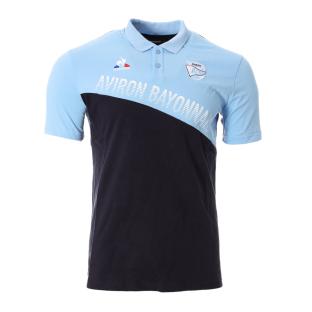 Polo Noir/Bleu Homme Le Coq Sportif Fanwear pas cher