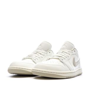 Basket Écru/Marron Mixte Nike Air Jordan 1 Low vue 6