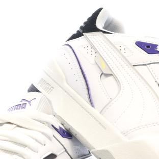 Baskets Blanc/Violet Homme Puma Slipstream Bball vue 7