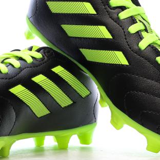 Chaussures de football Noir/Jaunes Garçon Adidas Goletto vue 0