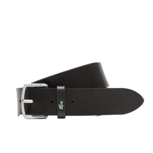 Ceinture Cuir Noir Femme Lacoste Braid vue 0