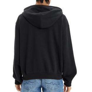 Sweat Noir Femme New Balance French Terry vue 0