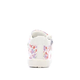 Baskets Blanc/Rose Fille Lulu Castagnette Lenaig Bottillon vue 0