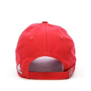 Casquette Rouge Homme Adidas Manchester United vue 3