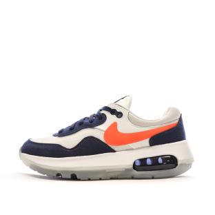 Baskets Blanc/Noir/Orange Garçon Nike Air Max pas cher