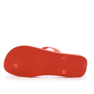Tongs Noir/Rouge Homme Havaianas Logomania vue 2
