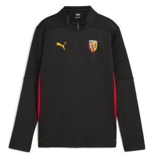 RC Lens Sweat zippé Noir Garçon Puma 777962 2024/25 pas cher