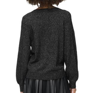 Pull Noir Femme JDY Aspen vue 2