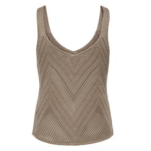 Top Crochet Marron Femme Jdy 15226348 vue 0