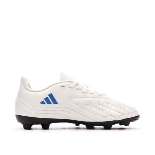 Chaussures de foot Blanc/Bleu Garçon Adidas Deportivo Ii Fxg J vue 0
