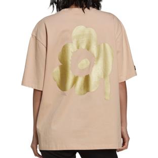 T-shirt Oversize Beige Femme Adidas Marimekko vue 2
