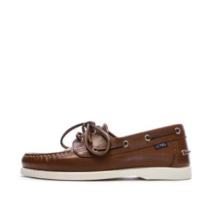 Braune Herrenschuhe im Bootsstil TBS Hellios Ansicht 0