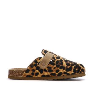 Sabots Noir/Camel à Imprimés Femme Xti 142871 vue 2