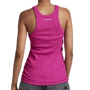 Débardeur Rose Femme G-Star Italian vue 2