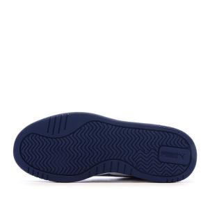 Baskets Bleu/Blanc/Orange Garçon Puma Puma Caven vue 0
