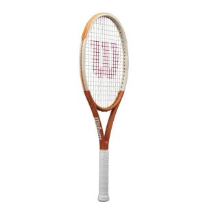 Raquette de tennis Blanche/Orange Mixte Wilson Roland Garros vue 2