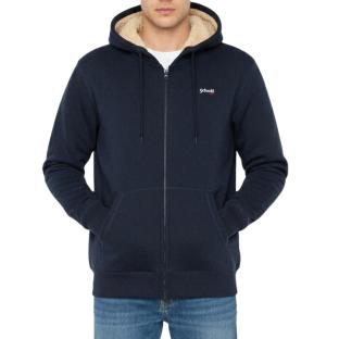 Veste Sherpa Marine Homme Schott Big pas cher