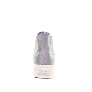 Baskets Mauve Femme Converse All Star Lift Platform Shimmer vue 3