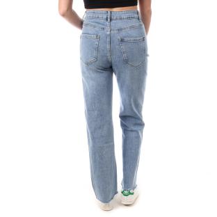 Jean Droit Bleu Femme Monday Premium 509 vue 2