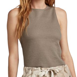 Débardeur Marron Femme G-Star Raw D23093 pas cher