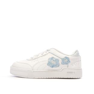 Baskets Blanches/Bleu Fille Puma Ca Pro pas cher