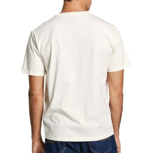 T-shirt Beige Homme Pepe jeans Eggo AQW vue 2